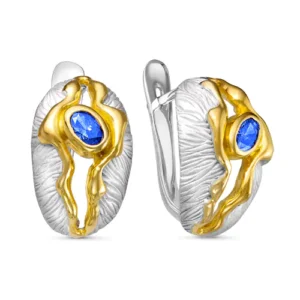 Серьги Spell из серебра 925 с фианитами