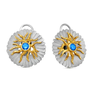 Серьги Miracle из серебра 925 с фианитами