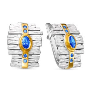 Серьги Rapallo из серебра 925 с фианитами