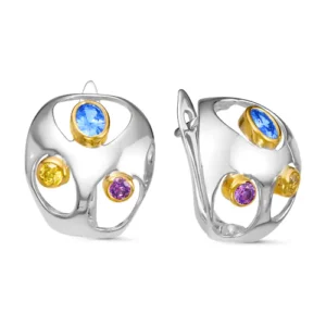 Кольцо Shine из серебра 925 с фианитами