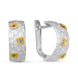 Кольцо Play из серебра 925 с фианитами