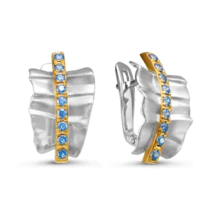 Серьги Paola из серебра 925 с фианитами