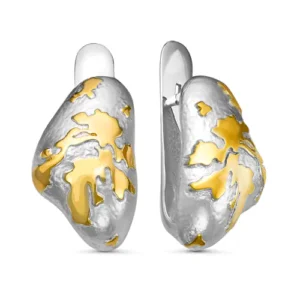 Серьги Island из серебра 925