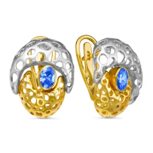 Серьги Rare из серебра 925 с фианитами