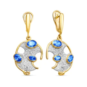 Серьги Tera из серебра 925 с фианитами