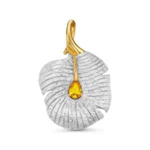 Подвеска Fiore из серебра 925 с фианитами