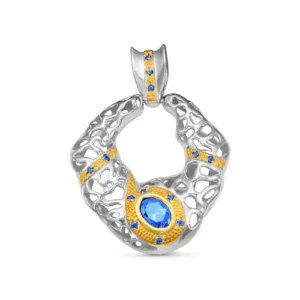 Подвеска Daring из серебра 925 с фианитами