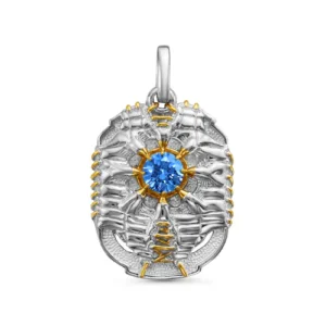 Подвеска Shock из серебра 925 с фианитами