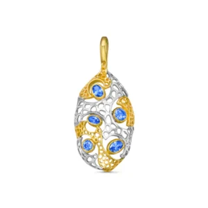 Подвеска Louise из серебра 925 с фианитами