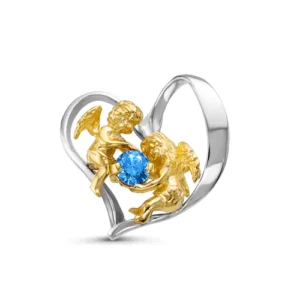 Подвеска Dena из серебра 925 с фианитами