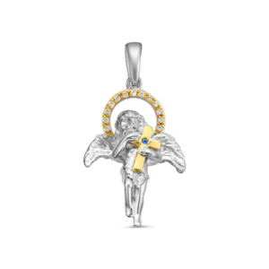 Подвеска Angel из серебра 925 с фианитами