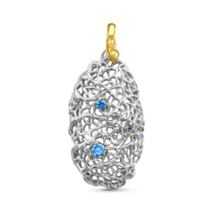 Подвеска Future из серебра 925 с фианитами