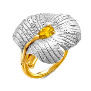 Кольцо Fiore из серебра 925 с фианитами