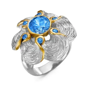 Кольцо Lumia из серебра 925 с фианитами