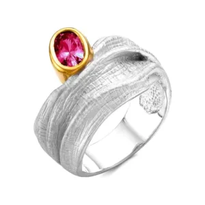 Кольцо Frap из серебра 925 с фианитами