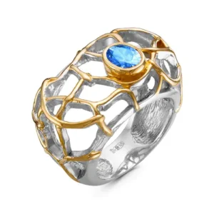 Кольцо Roma из серебра 925 с фианитами