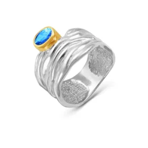 Кольцо Nemi из серебра 925 с фианитами