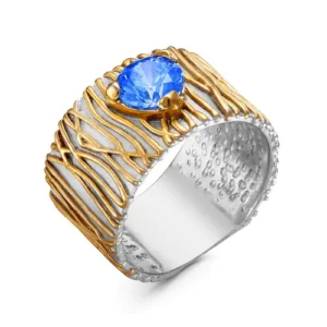 Кольцо Action из серебра 925 с фианитами