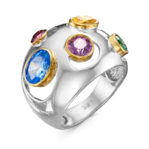 Кольцо Shine из серебра 925 с фианитами