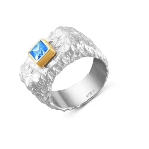 Кольцо Calm из серебра 925 с фианитами