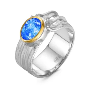 Кольцо Along из серебра 925 с фианитами