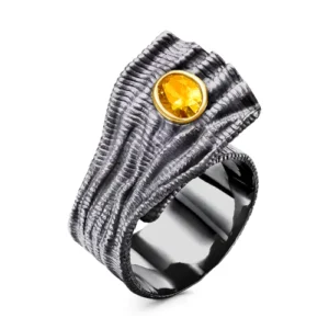 Кольцо Riddle из серебра 925 с фианитами