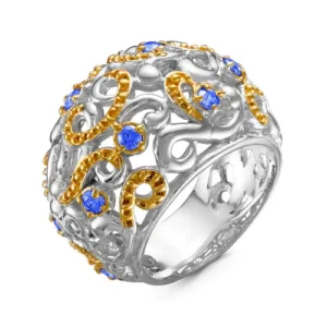 Кольцо Great из серебра 925 с фианитами