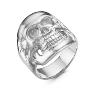 Кольцо Skull из серебра 925