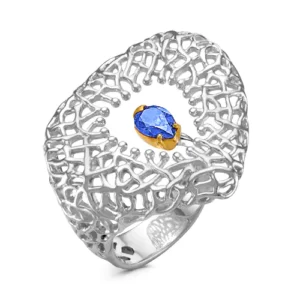 Серьги Amour из серебра 925 с фианитами