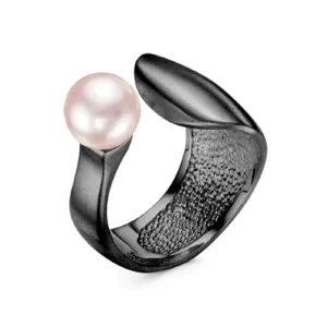 Кольцо из серебра 925 с жемчугом