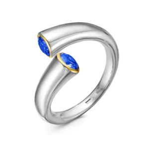 Кольцо Teya из серебра 925 с фианитами