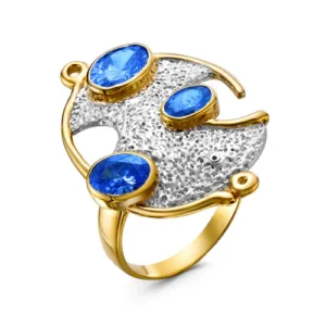 Кольцо Tera из серебра 925 с фианитами