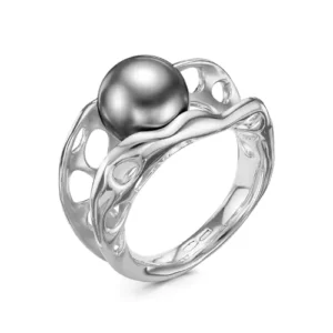 Кольцо Diana из серебра 925 с жемчугом