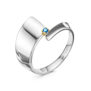 Кольцо Fusion из серебра 925 с фианитами