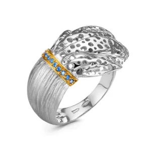 Кольцо Story из серебра 925 с фианитами