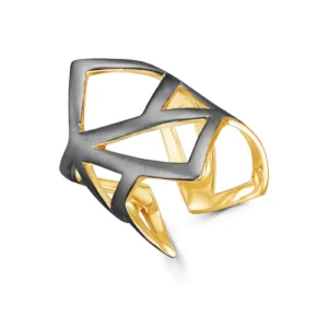 Кольцо Graffiti из серебра 925