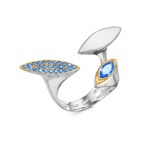 Кольцо Marquis из серебра 925 с фианитами