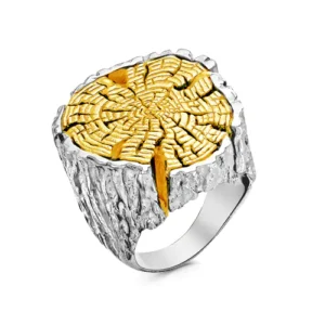 Кольцо Madera из серебра 925