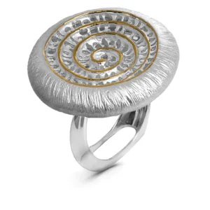 Кольцо из серебра 925 с фианитами