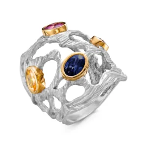 Кольцо Iness из серебра 925 с фианитами