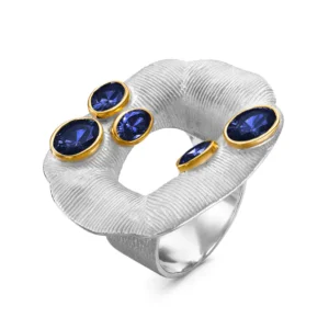 Кольцо Galaxy из серебра 925 с фианитами